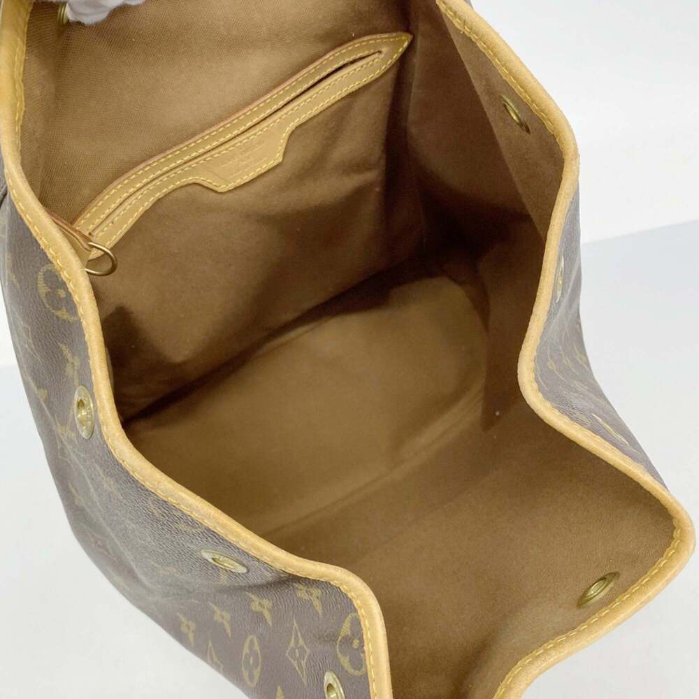LOUIS VUITTON Brown Monogram Backpack - Picture 4 of 12
